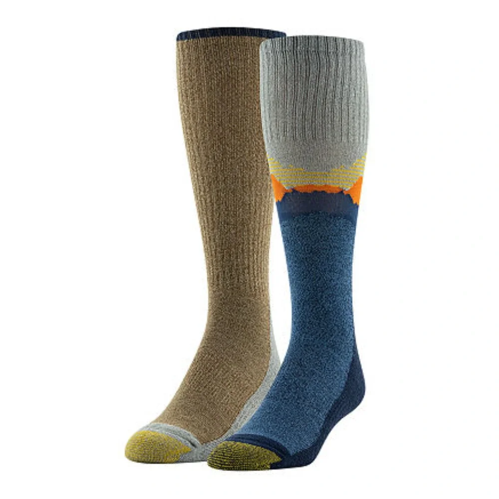 Gold Toe Men Performance Horizon Crew Socks 2-pk Shoe Size 6-12